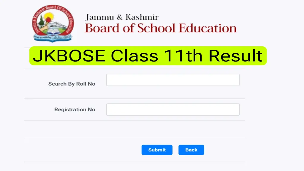 JKBOSE Class 11th Result Shortly Check Your Results By Roll Number or